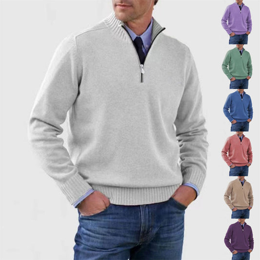 Men's Plus Size Knitwear Zipper