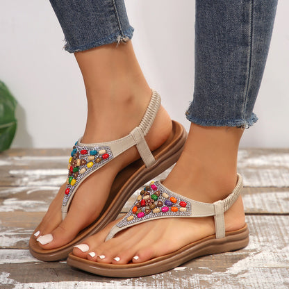 Plus Size Women's Sandals Fashionable Retro Casual