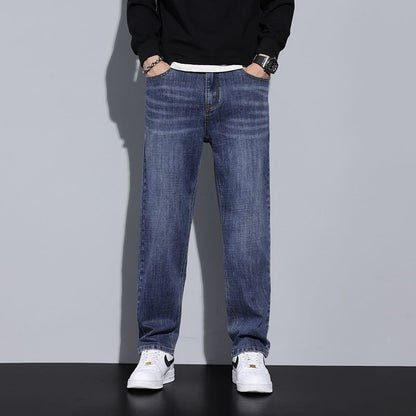 Jeans Loose Straight Casual Long Pants Men