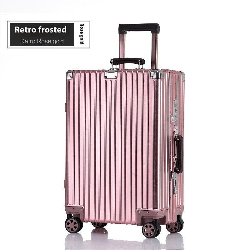 Aluminum Magnesium Luggage Password Trolley Case