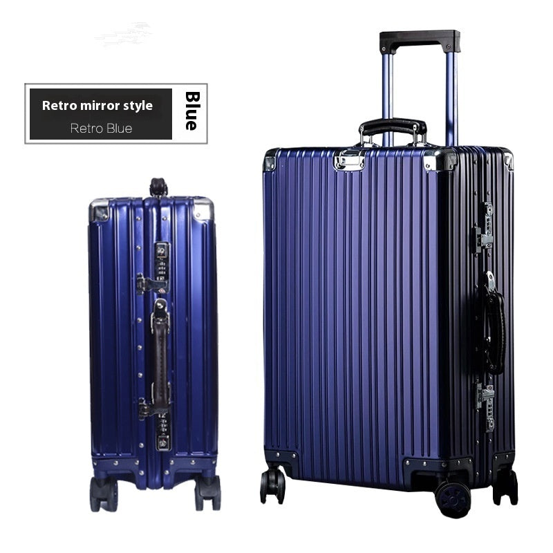 Aluminum Magnesium Luggage Password Trolley Case