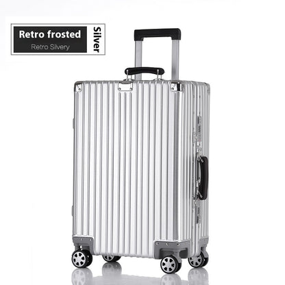 Aluminum Magnesium Luggage Password Trolley Case