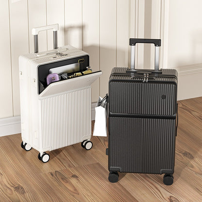 Front Half-opening Multifunctional Luggage