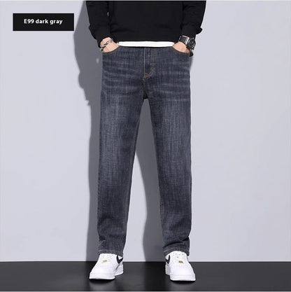 Jeans Loose Straight Casual Long Pants Men