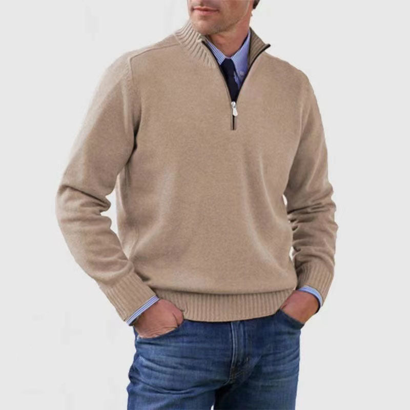 Men's Plus Size Knitwear Zipper