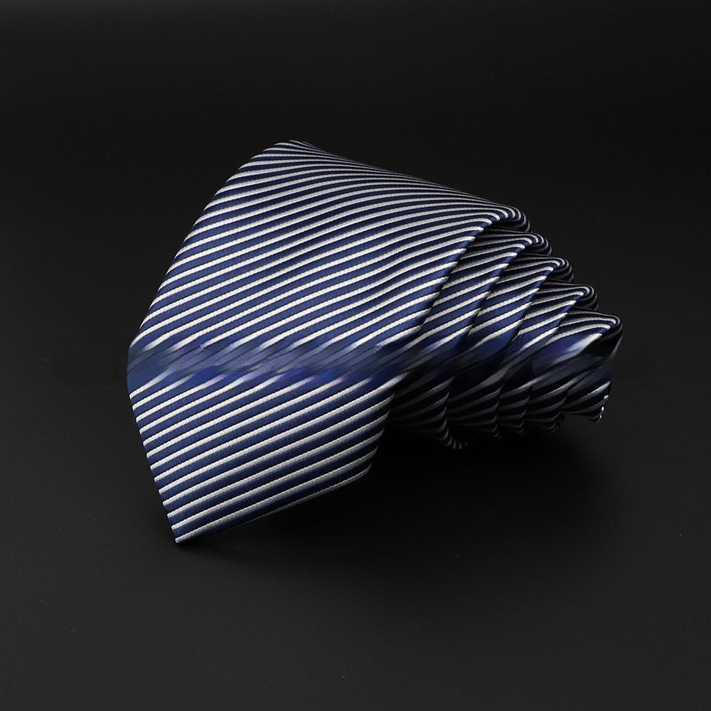 Men's Striped British Gentleman Polyester Fiber Tie