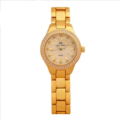 High-end linked watch full diamond female watch