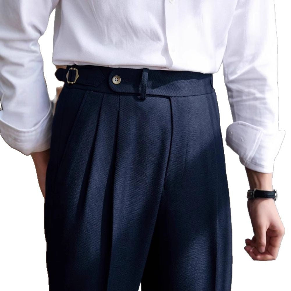 British Men Business Casual Pants