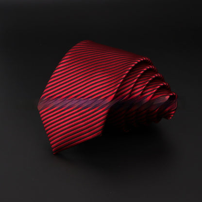 Men's Striped British Gentleman Polyester Fiber Tie