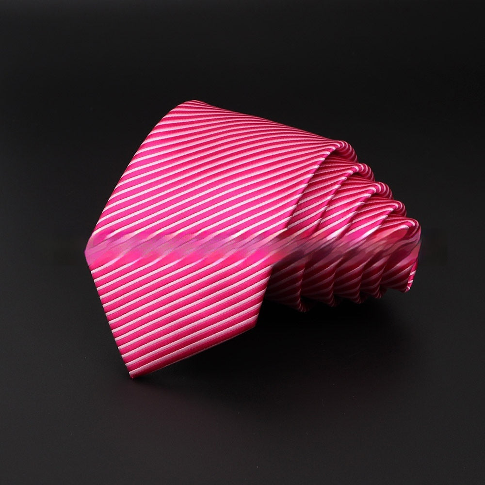 Men's Striped British Gentleman Polyester Fiber Tie