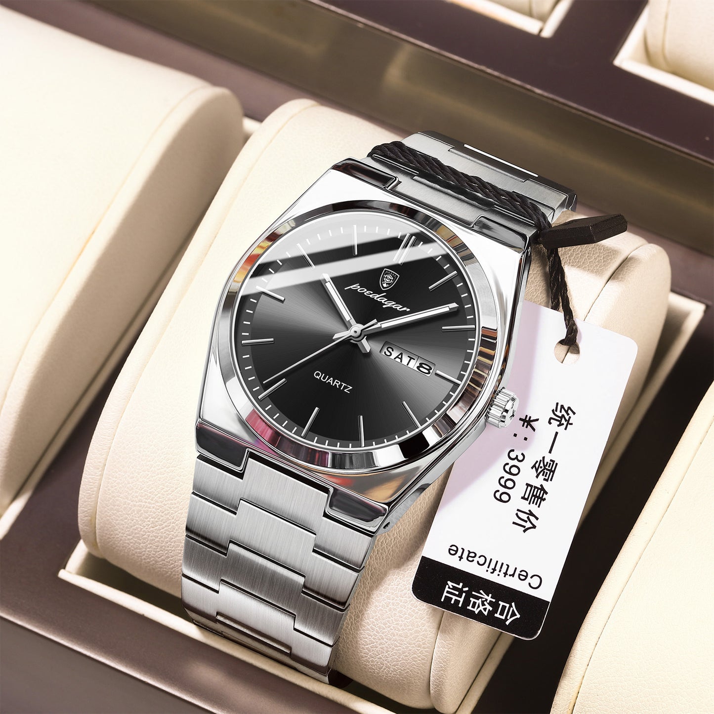 Ultra-thin Men's Watch Waterproof Luminous