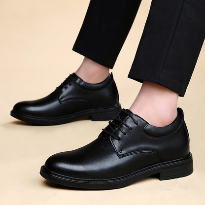 Business Leather Shoes Gentleman Formal Casual Shoes Spring Low-top Leather Surface