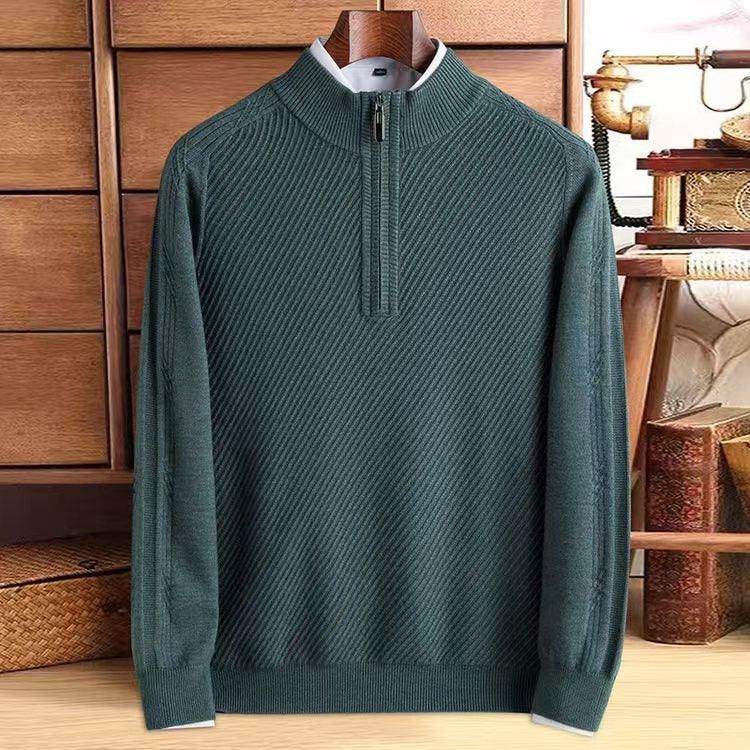 Thickened Knitting Sweater Pure Wool Men