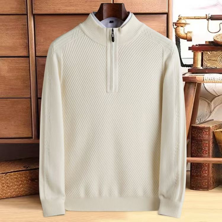 Thickened Knitting Sweater Pure Wool Men