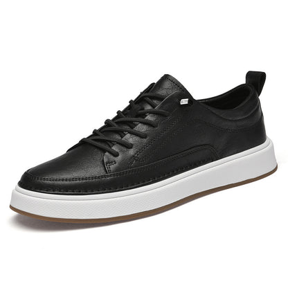 Men's Casual Simple Leather Sneakers