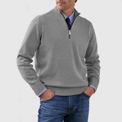 Men's Plus Size Knitwear Zipper