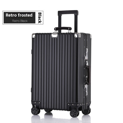 Aluminum Magnesium Luggage Password Trolley Case