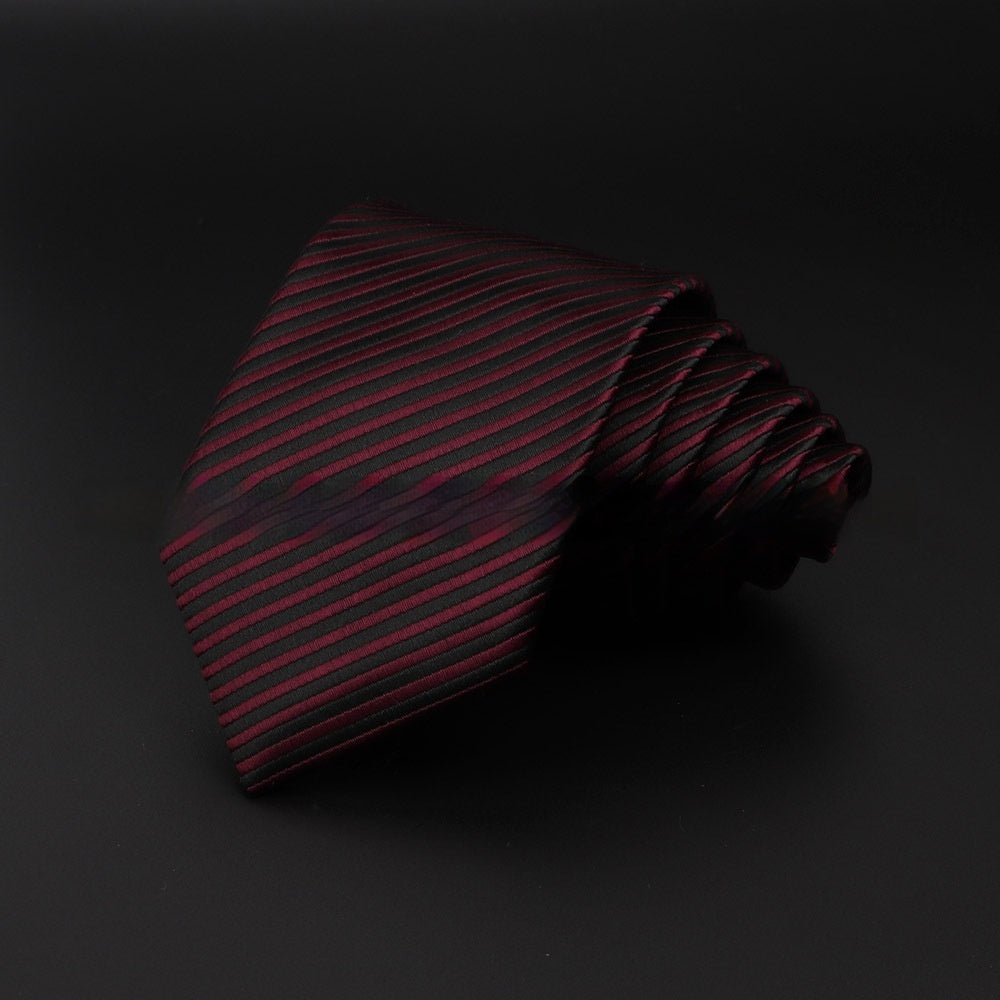 Men's Striped British Gentleman Polyester Fiber Tie